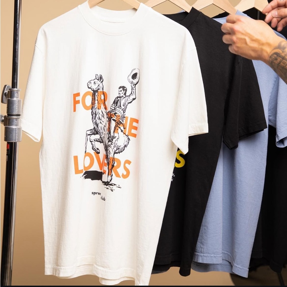Spread Love Club For the Lovers Llama White T-shirt